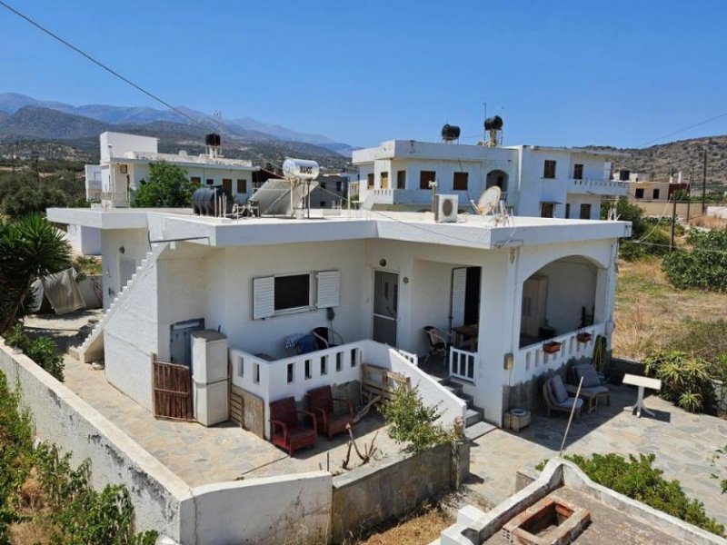 Milatos Kreta - Bungalow mit Garten und Dachterrasse im Zentrum von Milatos in der Nähe des Meeres zu verkaufen Haus kaufen